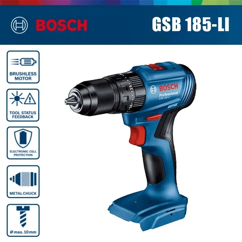 Bosch GSB 185-LI 18В Бесщеточн – обзор и цена Bosch Drill Gsb 18V