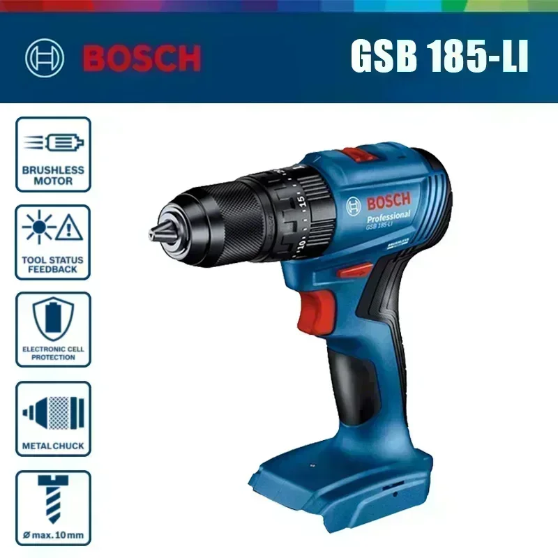 Bosch GSB 185-LI 18В Бесщеточн – обзор и цена Bosch Drill Gsb 18V