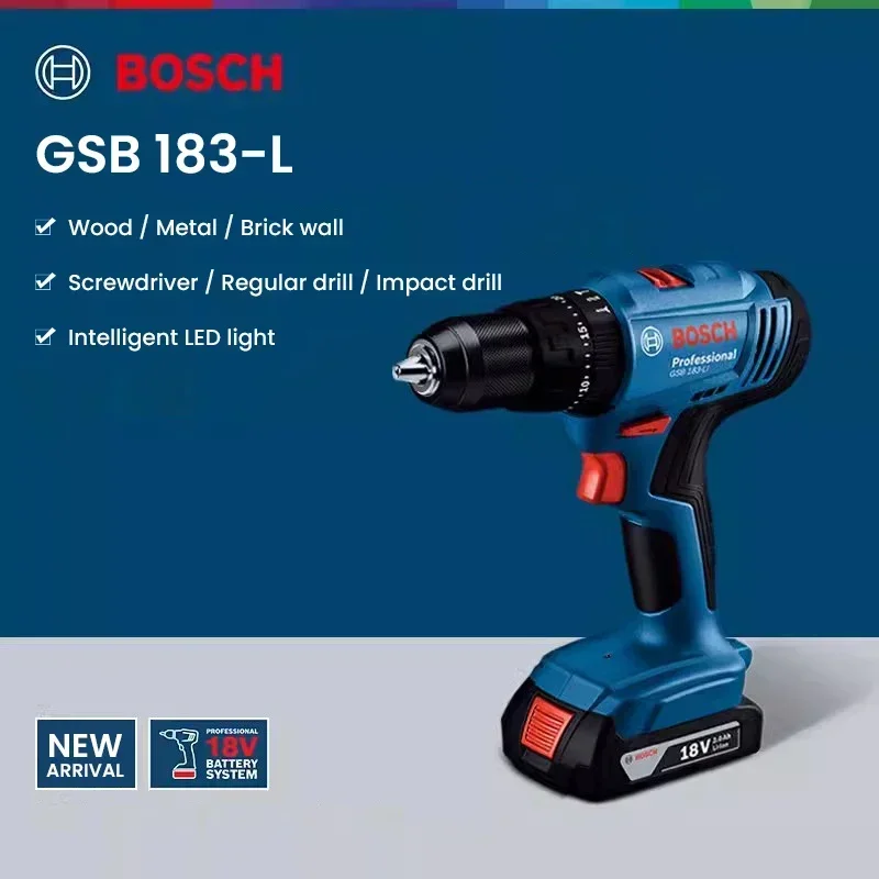 Bosch GSB183-LI 18В Аккумулято – обзор и цена Bosch Drill Gsb 18V