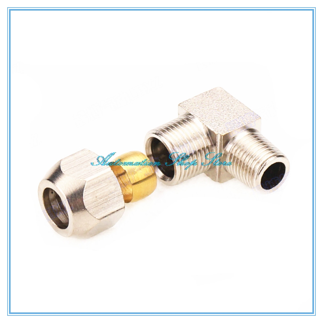 Пневматические фитинги, латунн – обзор и цена Compression Fitting Brass